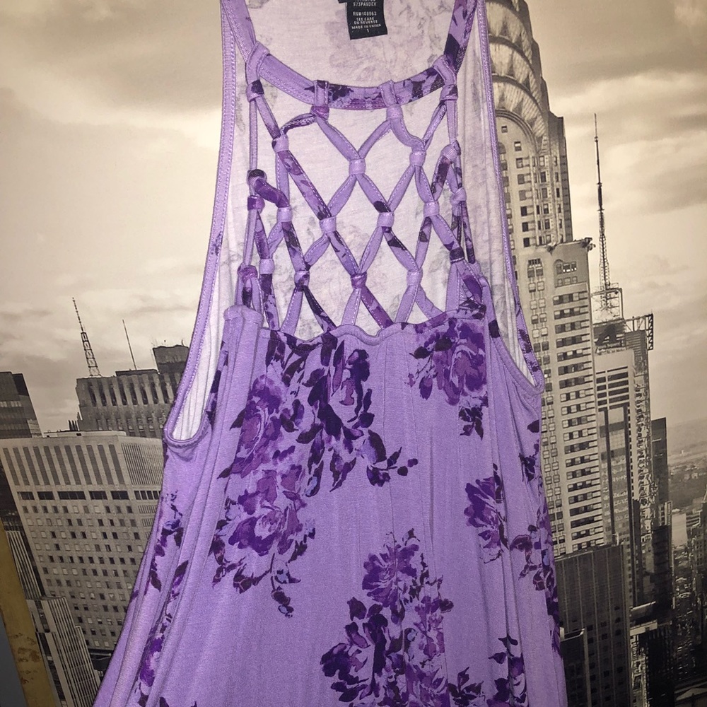 Purple tank top